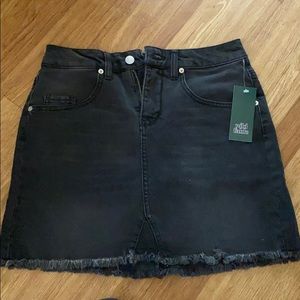 Black Denim Skirt Sz 4